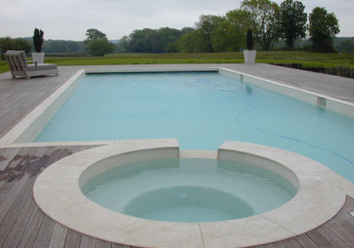 piscine en terrasse