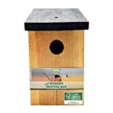 1 x Handy Home and Garden Nichoir en Bois Traité à la Pression Boîte de Nidification Maison d'Oiseau Sauvage - ...