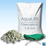 25 kg matériau filtrant zéolite 5-8 mm incl. Filtre sac en filet pour les étangs