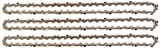 3 tallox Chaînes de tronçonneuses 3/8" 1,1 mm 50 maillons longueur de guide-chaîne 35 cm compatible avec Stihl