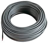 5 m Cable souple noir 10mm2 multibrin pour cablage des systèmes énergétiques