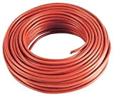 5 m Cable souple rouge 10mm2 multibrin pour cablage des systèmes énergétiques