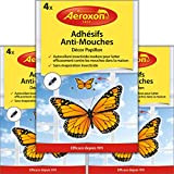 Aeroxon - Adhesifs Anti-Mouches - Appât à Mouches pour fenêtres - 3x4 = 12 pièces Paquet spécial - Plus de ...