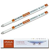 AffyBulb 2*8W Replacement Bulbs for lampe anti moustique/tue mouche electrique - 12in T5 BL368 UV Tubes
