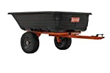 Agri-Fab Inc 45-0552 Chariot pivotant en poly Noir/orange 317,5 kg