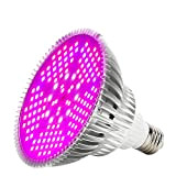 Ampoule LED de Croissance à Spectre Complet 100W LED Lumière de Croissance 150 LED Lampe pour Plante E27 Plante D'intérieur ...