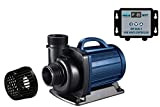 AquaForte Pompe de filtration Pompe pour bassin DM-10.000S Vario Bleu, noir.
