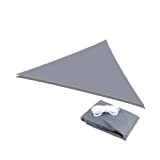 ARTECSIS Voile d'ombrage Triangulaire Gris - 3,6 x 3,6 x 3,6 m - Toile d'ombrage - Voile Protection UV pour ...