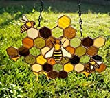Attrape-soleil en nid d'abeille, reine des abeilles et des servants pour protéger la ruche, les abeilles et les abeilles - ...