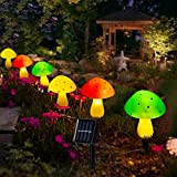Auezona Lampes Solaires de Jardin, Pack de 6 Lampes Solaires Champignons IP65 Étanche 8 Modes, Jardin Solaires Extérieures pour Jardin ...