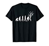 Axe Forester Tronçonneuse Evolution Bûcheron Abattage T-Shirt