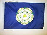 AZ FLAG Drapeau Comté de Yorkshire 45x30cm - PAVILLON County of York - Angleterre 30 x 45 cm Haute qualité