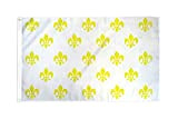 AZ FLAG - Drapeau Fleur de Lys Multi Blanc et Or - 150x90 cm - Drapeau Royaume De France 100% ...