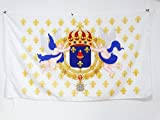 AZ FLAG Drapeau Royaume de France Cœur de Jésus 150x90cm - Drapeau royaliste Ancien Régime Sacré Cœur - Roi 90 ...