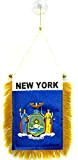 AZ FLAG Fanion New York 15x10cm - Mini Drapeau New yorkais - Etat américain - USA - Etats-Unis 10 x ...