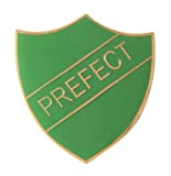 Badge à épingle Préfet pour l'école ou collège Vert émail sur métal