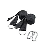 Balançoire Hamac extérieur simple attaché hamac avec corde, kit de suspension pour balançoire à boucle de sécurité balançoires extérieur