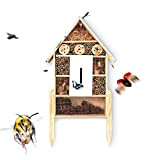 bambuswald© Hôtel à Insectes 78 x 37 cm | Abri hôtel pour Abeilles et Insectes - Maison d'insectes en matériaux ...