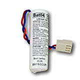 BATSÉCUR - Pile Lithium BAT04 Compatible Batli04, D8903, LI04, MGL956439 DAITEM Hager 3.6V 2Ah - 3.6V 2.7Ah LiSoCl2
