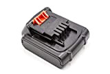 Batterie Li-ION vhbw 2000mAh (14.4V) pour Outils Black & Decker ASL146, ASL146BT12A, ASL146K. Remplace: Black & Decker BL1114, BL1314, BL1514, ...