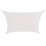 BB Sport Voile D‘ombrage Trapèze 3m / 4m x 2m Coco 100% Polyester [PES] Taud Soleil Protection des Rayons UV ...