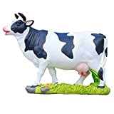 Benoon Statues de jardin, décoration d'extérieur, vache mignonne, décoration de ferme en résine, décoration de vache vintage, statue d'extérieur pour ...