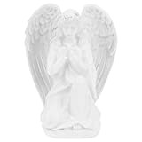 BESPORTBLE Prier Ange Statue Ange Figurine pour La Maison Jardin De Résine Memorial Ange Sculpture pour Extérieur Et Intérieur Décor ...