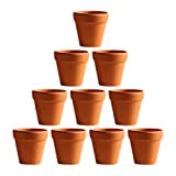 bestomz 10pcs 5.5 x 5 cm Small Mini Pot Terre Cuite Clay Ceramic Pottery planter Cactus Flower Pots Succulent Nursery Pots Great ...