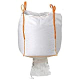 Big Bag avec Goulotte de Déchargement 1500 KG Sac Gravat 90x90x110cm Lot de 10 sacs | 1, 2, 5 et ...