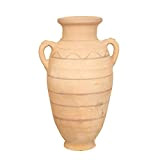 Biscottini Vase en terre cuite du sahara 50 x 24 x 30 cm | grands pots en terre cuite à ...
