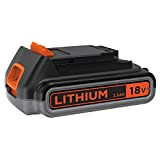 BLACK+DECKER Batterie Slide Pack LITHIUM 18 Volts - 2,5 Ah - Compatible avec Tous les Outils 18V BLACK+DECKER - BL2518-XJ