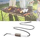 Boaby Électrode d'allumage à gaz, kit de sonde d'allumage pour Barbecue, Aiguille de Fil d'allumage par étincelle de 30 cm, ...