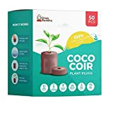 Bouchons de Coco pour Les Plantes - Boulettes de Coco expansibles 100% biologiques, parfaites pour la Germination des graines, Paquet ...