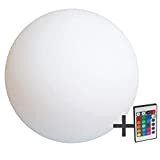 Boule lumineuse led-Sphère Lumineuse 80 cm RGB rechargeable