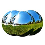 Boules de Regard en Acier inoxydable Gazing Globe de jardin miroir réfléchissant Sphère réfléchissant Globe Globe creux sans couture pour ...