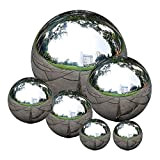 Boules de Regard en Acier Inoxydable Gazing Globe Mirror Ball Miroir Exterieur Jardin En Gazing Boule Transparente Gazing Globe Miroir ...
