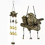 BWINKA Les Plus récents Oiseaux Carillon de Vent 6 pièces Bells de Bronze Amazing Grace Wind Chimes pour Jardin, Jardin, ...