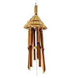 Carillon à Vent en Bambou - décor Chapeau de Paille