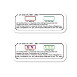 Carte de test UVC UV - Cartes de test - Lumière - Portable - Léger - Brosse à dents - ...