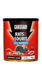 Caussade Anti Rats & Souris 150 g | Forte Infestation | Habitation et Cuisine | 15 pâtes | prêt à ...