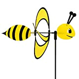 CIM Girouette - Little Magic Bee - résiste aux UV et aux intempéries - Ø28cm, Motif: 35x13cm, Hauteur Totale: 85cm ...