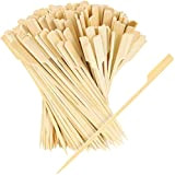 COM-FOUR® 300x brochettes de finger food en bois de bambou - brochettes en bois avec une large surface de préhension ...