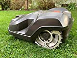 Crampons de traction en acier inoxydable pour tondeuse robot Husqvarna - Taille des roues : 215 mm.