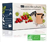 CULTIVEA® Kit de sacs de culture – Prêt à Pousser – Graines Françaises 100% Écologiques et Bio – Jardin potager ...