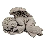 Décoration de Jardin Ange endormi – Statue de Jardin Peinte à la Main – Figurine adaptée pour Une Utilisation en ...