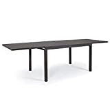 Decorspace Hawaii Table extensible en aluminium pour jardin et véranda (135/270 x 90 cm, anthracite)