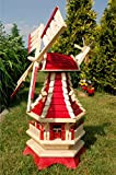 Deko-Shop-Hannusch Grand moulin à vent décoratif à roulement à billes 1 m