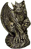 Design Toscano Statue Silas la gargouille sentinelle, moyen, pierre deux tons
