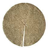 Disque de paillage en fibres de chanvre, mulch-disk, 5 pièces, diamètre : 80 cm, 5 mm d‘épaisseur, tapis de protection ...