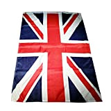 Drapeau Union Jack de Royaume Uni - Flag Britannique / 150 x 90 cm / Deux Œillets / Pour Intérieur ...